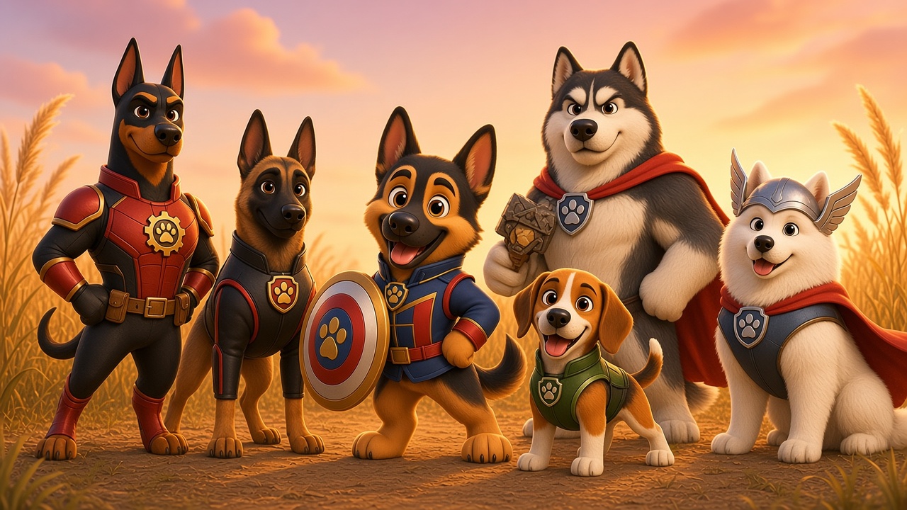 The Bucky's Battalion hero dogs